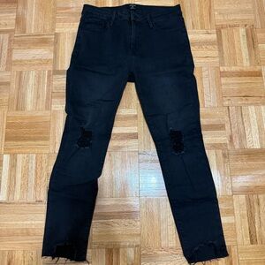 Just Black Distressed Women's Jeans